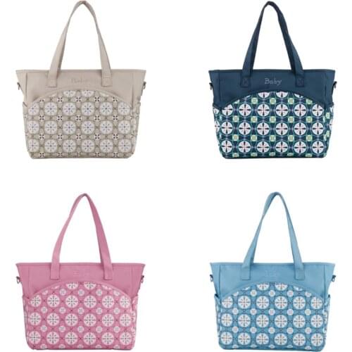 One-Shoulder Diaper Bag Multi-function Printed Diaper Bag baby diaper Bag Backpack for mummy Large Capacity Travel Nappy Bag