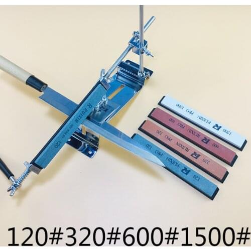 Ruixin 3rd Generation Fixed Angle Sharpener Metal Material Sharpener Whetstone Knife Sharpening System Sharpening Stone Set