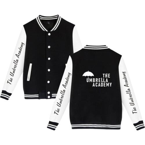 Anime The Umbrella Academy Cosplay Hoodie Sweatshirt Autumn Fashion Casual Baseball Jackets Streetwear Coat Tops for Women Mens