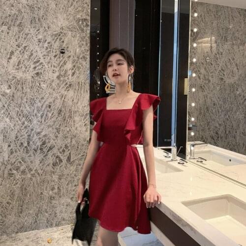 2020 Summer Sheer Birthday Dress for Women Short Sleeve Corset Mini Backless Dress Ladies Sexy Dress for Wedding Party Sukienki