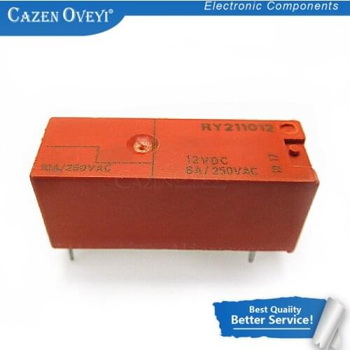 1pcs/lot Relays RY211012 12VDC 118F-1C-12V DIP-5 In Stock
