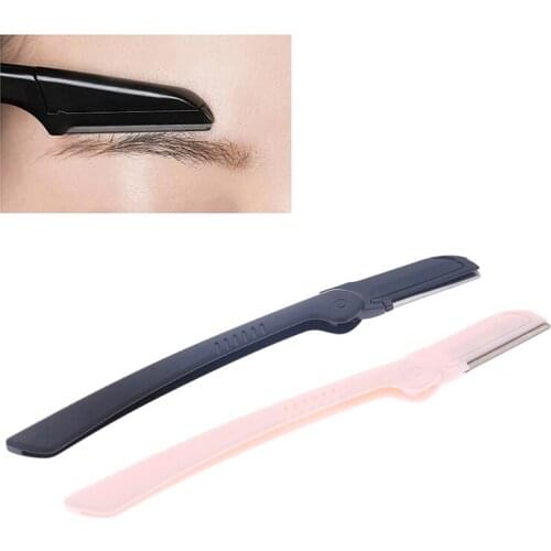 1Pc Professional Trimmer Safe Blade Shaping Knife Eyebrow Blades Portable Eyebrow Trimmer Hair Remover for Makeup Cosmetic