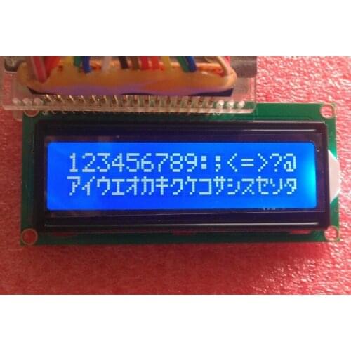 10PCS LCD1602 1602 module Blue screen 16x2 Character LCD Display Module HD44780 Controller blue blacklight