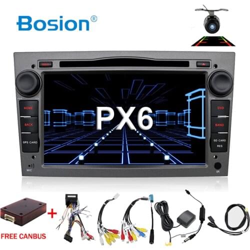 PX6 4G+64G Android 2 Din Car DVD Autoradio Navigation WIFI BT For Vauxhall Opel Astra H G Vectra Antara Zafira Corsa Multimedia
