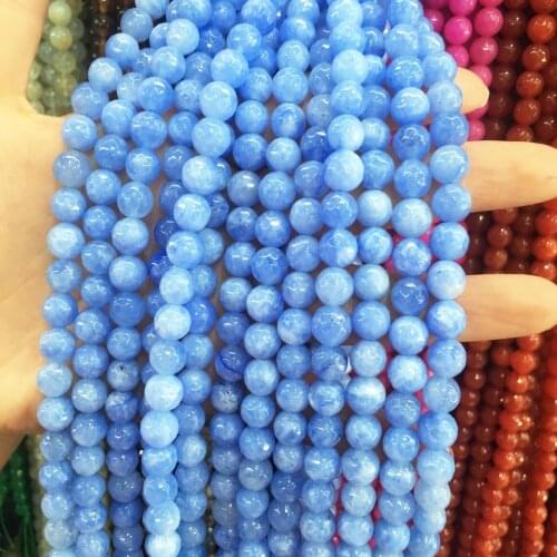 Natural stone beads 8mm Round Ball loose beads for Jewelry Making Necklace DIY Bracelets Accessories