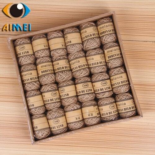 The New Three-Strand Jute Rope Natural Color Diy Handmade Accessories Tag Wall Smash Hemp Color Hemp Rope 10 Meters Long