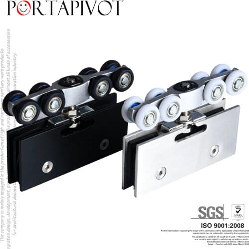 Stainless steel door hardware glass sliding door hardware hanging wheel high quality sliding door hardware