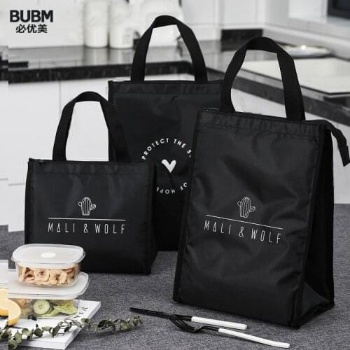 BUBM Tote Insulated Lunch Bag,Insulation Bento Bag,Lunch Organizer for Women and Men Work Picnic or Travel
