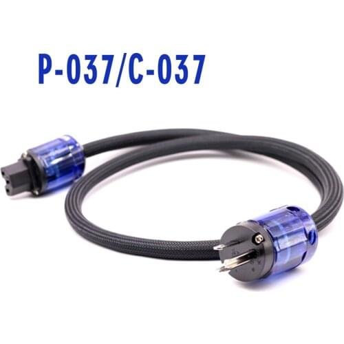 XLO Reference 2 US Power Cord Cable with P-004/C-004 Rhodium plated connector plug