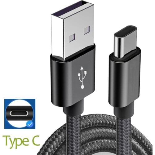 1M Type C Charging USB Charger Cable For Nokia 8.1 X7 7.1 6.1 X6 5.1 X5 7 plus 8 Sirocco 9 ZTE nubia X Z18 mini Axon 9 Pro