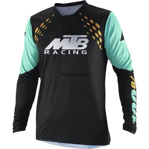 Full sleeve quality enduro Jersey mountain bike clothing MTB Dirt Bike Shirt DH MX cycling tops downhill cross motocross shirt