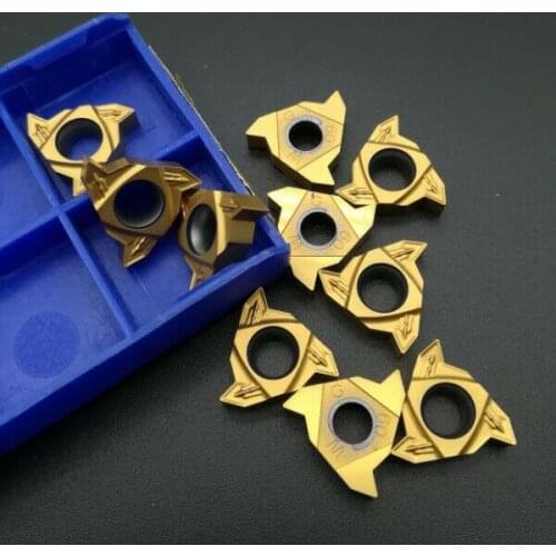 10pcs RT16.01W-G60P YBG201 turning tools carbide insert high quality External thread CNC blade FOR Steel parts Stainless steel