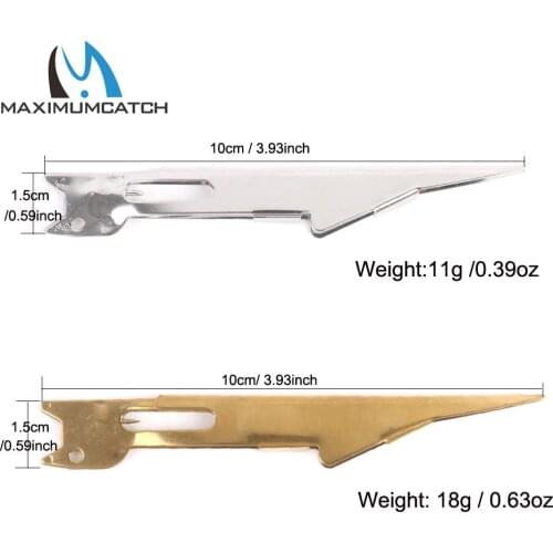 Maximumcatch 2Pcs/Lot Stainless Steel Tie Fast Knot Fly Tying Tool Fly Fishing Tyer Tying Tool Knotter Fishing Tackle Box