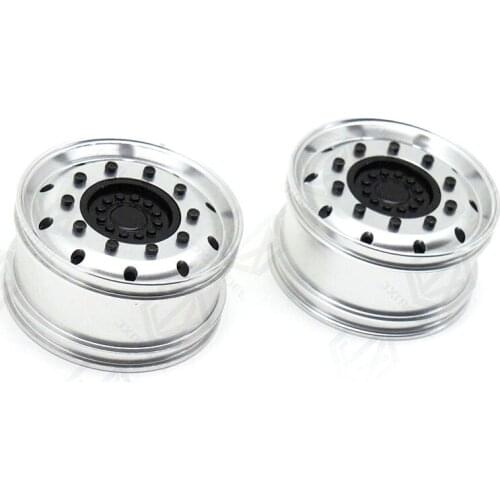 Metal Single Wheel Wide Bearing Version for 1/14 Tamiya RC Truck Trailer Tipper Scania MAN Benz Actros Volvo Car Diy Parts