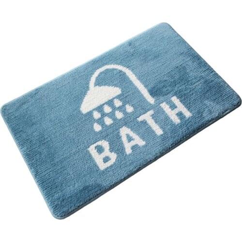 Soft Carpets For Living Room Toilet Rug Door Foot Pad 40*60&50*80cm High Quality Antislip Bathroom Floor Mat WC Bath Mats Tapete