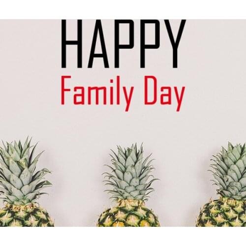 Celebrate Canada Family Day Blessing Festival Holiday Gala Celebration Words Wall Sticker Art Decals Wallpaper for Room Decal