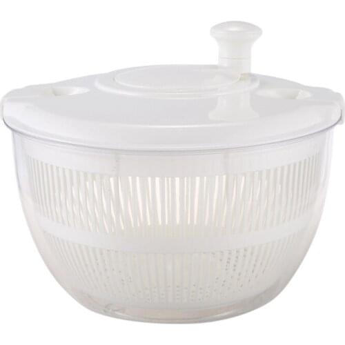 Salad Tools Bowl Vegetables Dryer Salad Spinner Fruit Wash Clean Basket Drain Basket Kitchen Tools Dryer Vegetables and Fruits W
