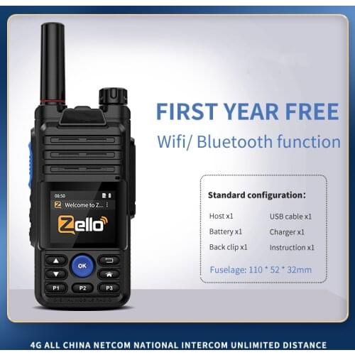 Phasmophobia Zello Walkie Talkie 100 Km POC PTT Smart Phone Fishing Network Transceiver Amateur Android Two Way Radio