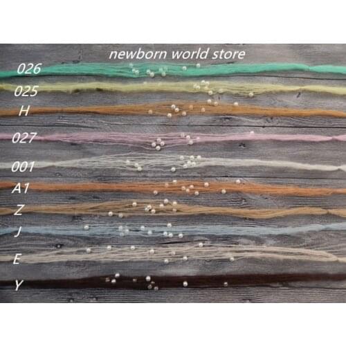 Newborn photography props baby hair accessories mohair Pearl headband(1 pack 4 pieces)