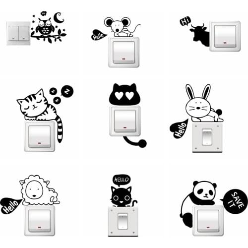 Romantic owl Decorative Sticker Waterproof Home Decor Wall Decals PVC Stwich Sticker Sticker Mural