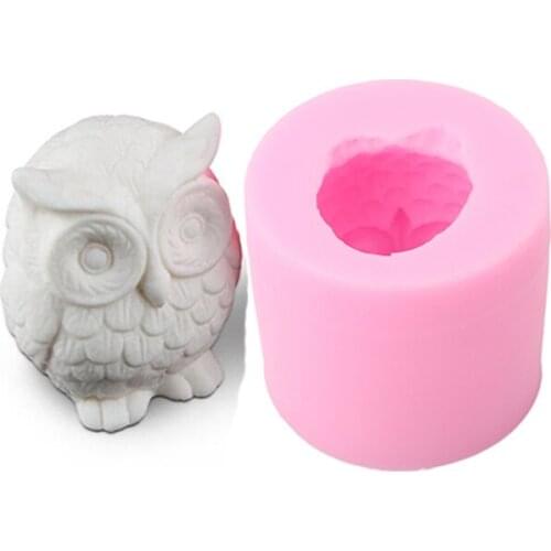 Small Owl Shape Hands Shape 3D Silicone Cake Mold Cartoon Cake Tools Soap Mould Cake Decoration Fondant