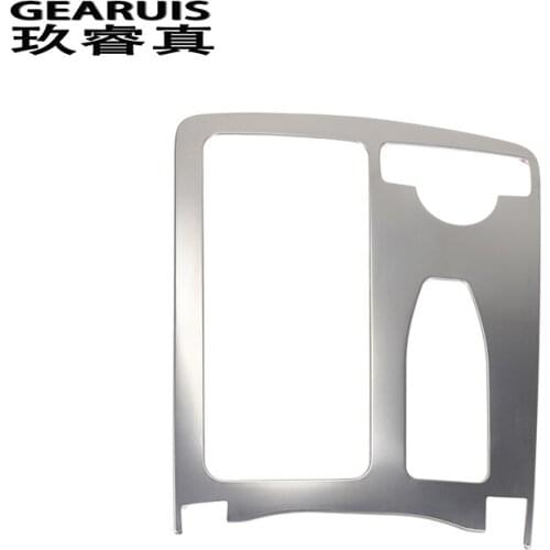 Car Styling For Mercedes Benz E class W212 Coupe 2010-2012 RHD Interior Stainless Steel Water Cup Holder Panel Decoration Trim