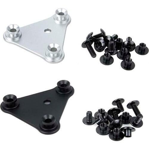 Tactical Airsoft Black/Silvery Aluminum Molle Belt Hanger Mount Adapter for style Pouch Mag