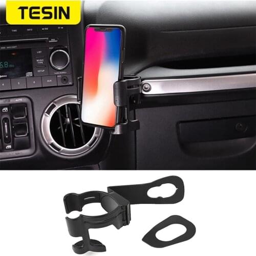 TESIN Multifunction Car Interior Styling GPS Mobile Phone Water Cup Bottle Bracket Holder for Wrangler JK 2007+ Car Accessories