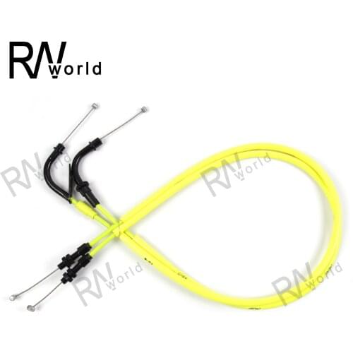 3 Color New Throttle Cable For SUZUKI GSXR600 GSXR 600 2006 2007 2008 2009 2010 Stainless Rubber Cables gsxr600 Accessories