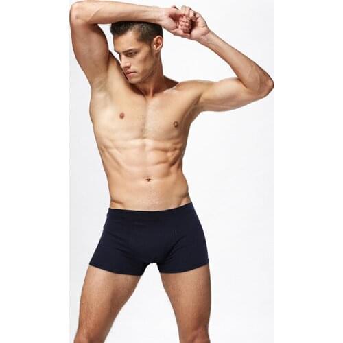 Comfortable Breathable Elastic Soft Briefs Solid Color male underpants Mens briefs Sexy Bamboo Fiber Underwear