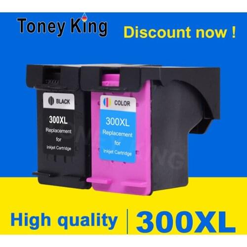 Toney King 300 XL Remanufactured Ink Cartridge Replacement for HP 300 For HP Deskjet F2420 F2480 F4210 F4280 D1660 D2560 Printer