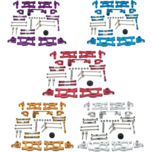 Wltoys 1/12 1/14 124018 124019 144001 RC Car Upgrade Part Universal Swing Arm Steering Cup Pull Rod Dog Bone Kit