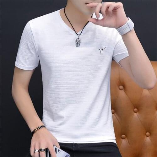 Youndbio Men's Plain T-shirts