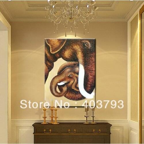 Southeast asia style love feeling 1 Panels Handmade Modern Oil Painting on Canvas Wall Art Free shipping