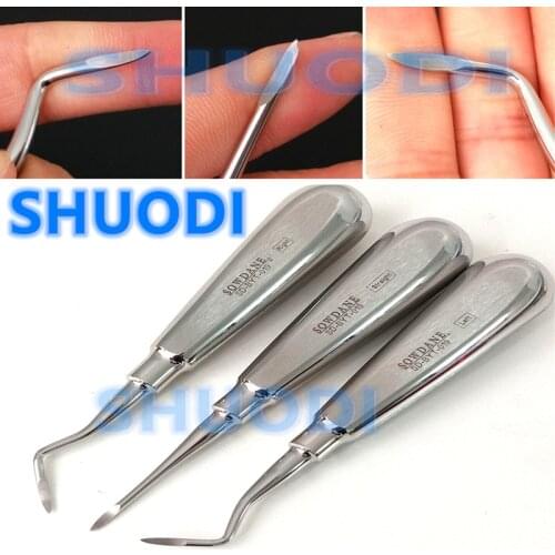 1 piece Dental Tooth Extraction Elvator Minimally Invasive Dental Elevator Stainless Steel Oral Tooth Loosening Root Extraction