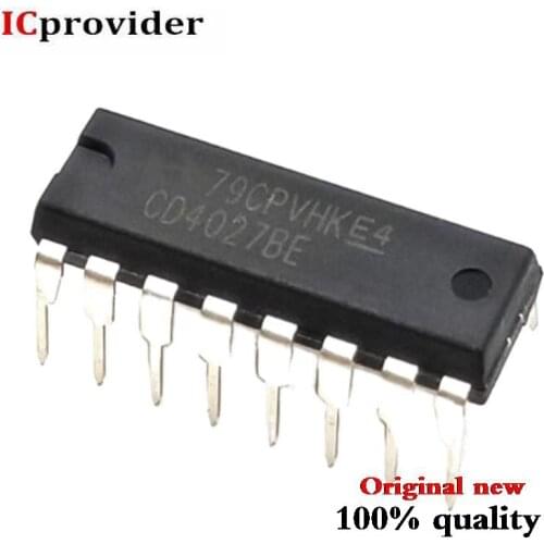 20pcs/lot CD4027BE CD4027 4027 DIP16 IC New original