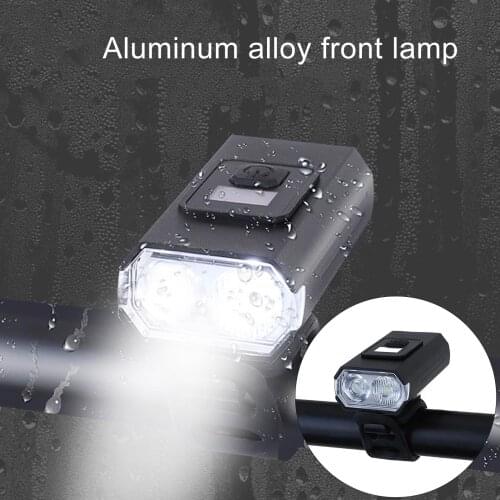 350 Lumen Bike Front Light Rainproof Bicycle Light Flashlight USB Charging Rechargeable MTB Road Bike HeadLight Floodlight 2020