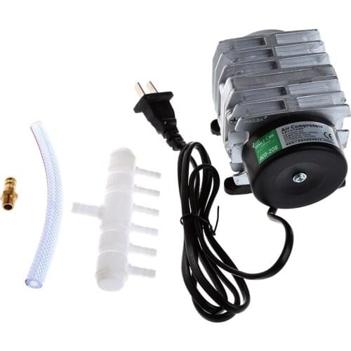 45L/min 25W Electromagnetic Air Compressor Aquarium Oxygen Pond Air Pump Aerator