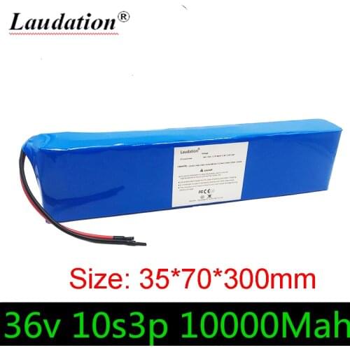 36V Electric Battery For Bicycle 42 V 10ah 18650 Lithium-ion Battery 500 W High Power and Motorcycle Capacity Scooter with BMS