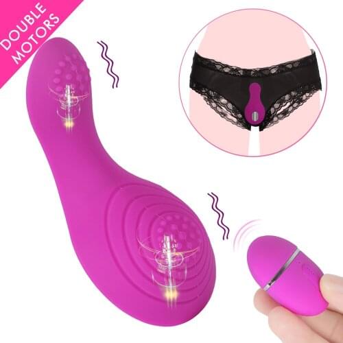 Wireless Remote Wearable Vibrator Invisible Weareable Panty Vibrator Clitoral Stimulate G Spot Massager Adult Sex Toys for Women