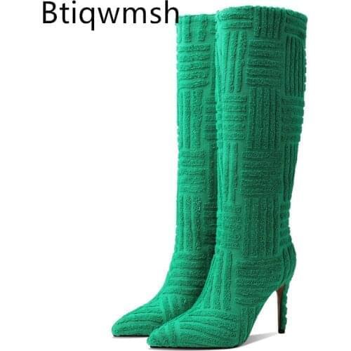 Женские высокие ботинки Btiqwmsh China At AliExpress