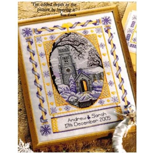 Fishxx Cross-Stitch Kits Col124-6 scenery marvelous winter paintings on needlework Sets embroidery 100% Egyptian cotton thread