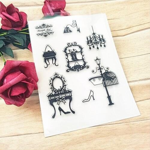 Hot selling birdcage transparent clear stamp / silicone seal roller stamp DIY scrapbook album / card production
