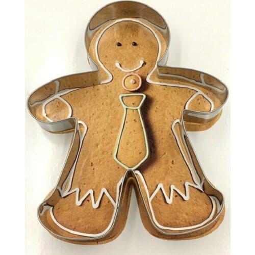 Christmas Cake Tools Alloy Gingerbread Men Cake decorating tools biscuit Kitchen fondant Kitchen Accessories Cake mold