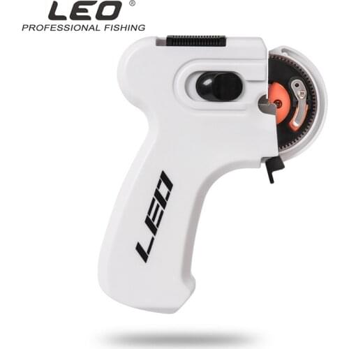 LEO 2 Styles Electric Portable Automatic Fishing Hook Tier Machine Tie Fast Hook Lines Tying Device Fishing Accessories Tool