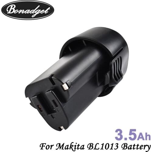 Bonadget 3500Ah 10.8V BL1013 Li-ion Battery For Makita BL1013 BL1014 BL 1013 BL 1014 LCT203W 194550-6 194551-4 195332-9 DF030D