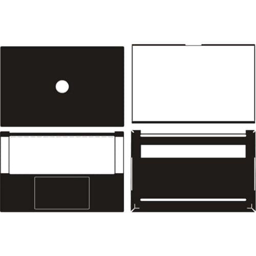 KH Laptop Sticker Skin Decals Cover Protector Guard for DELL XPS 15-9500