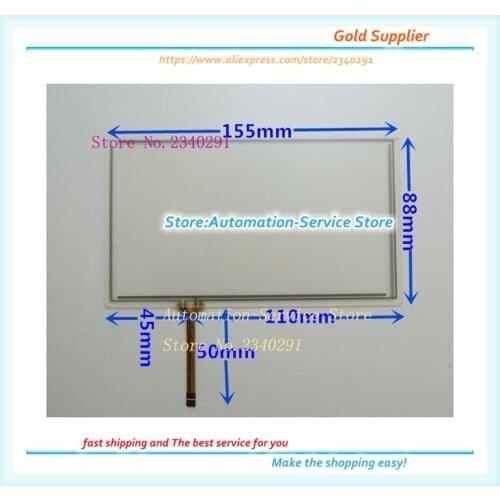 New 6.2 Inch Touch Screen For Car Navigation Screen Video Interphone Industrial Touch Panel 155*88