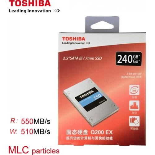 Original TOSHIBA 240GB Internal Solid State Drive Q200EX MLC 2.5" SATAIII SSD 5400RPM 8MB Cache for Laptop Deaktop PC