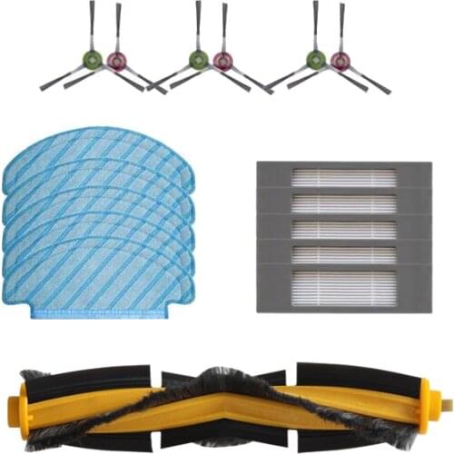 Main Brush Side Brush HEPA Cleaning Cloth for Ecovacs Deebot T8 Robot Vacuum Cleaner Accessories